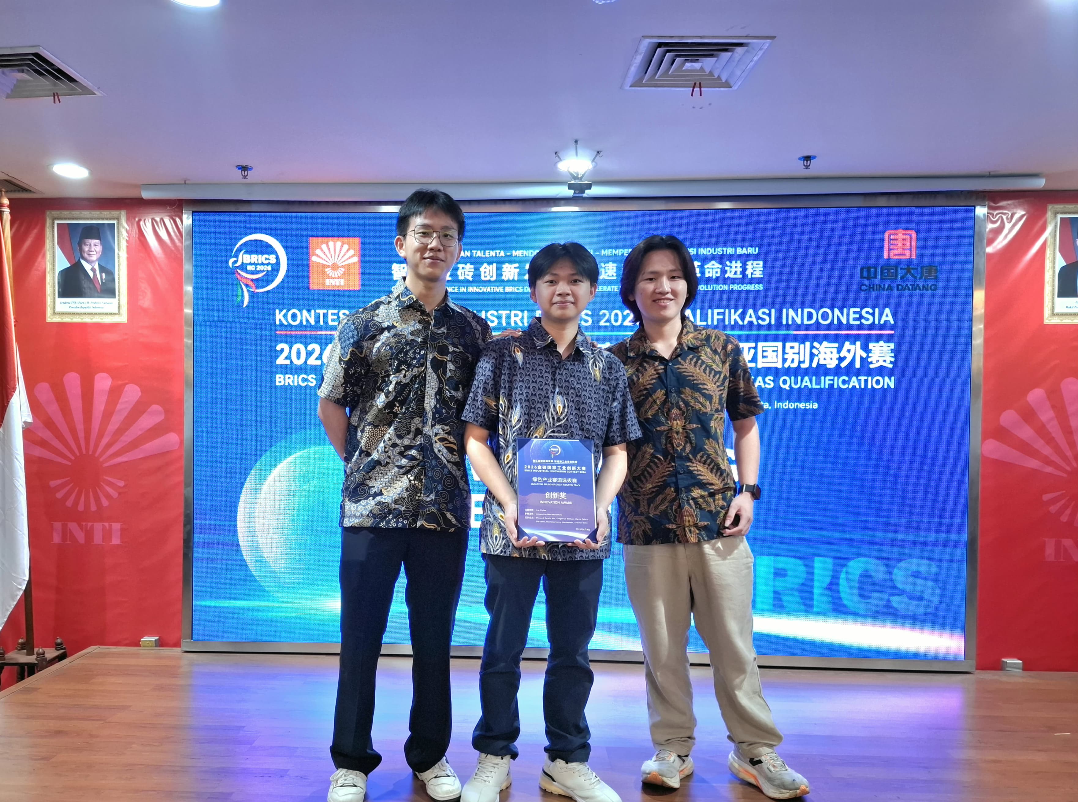 BRICS Industrial Innovation Contest: Top 10 in Green Industry: 100+ teams nationwide